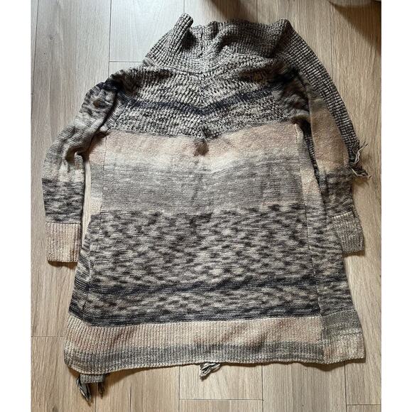 Knox Rose Cardigan Sweater Womens Size 1 Multicolor Open Front Boho Bohemian - Picture 5 of 5